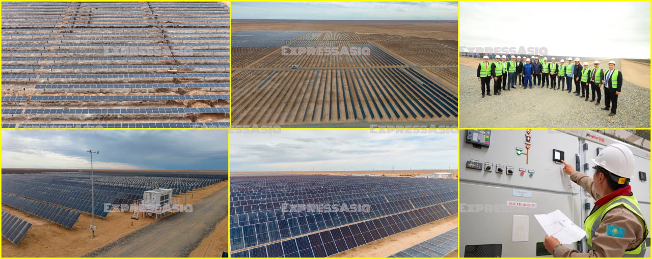 Күннен қуат алған Жаңаөзен: Қазақстанда 80 мың панельден тұратын СЭС іске қосылды